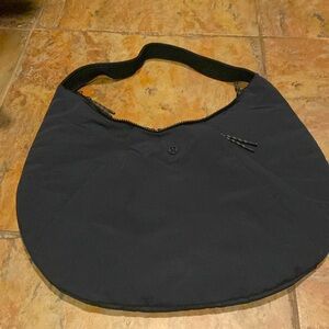 Lululemon pleated hobo Shoulderbag black nylon